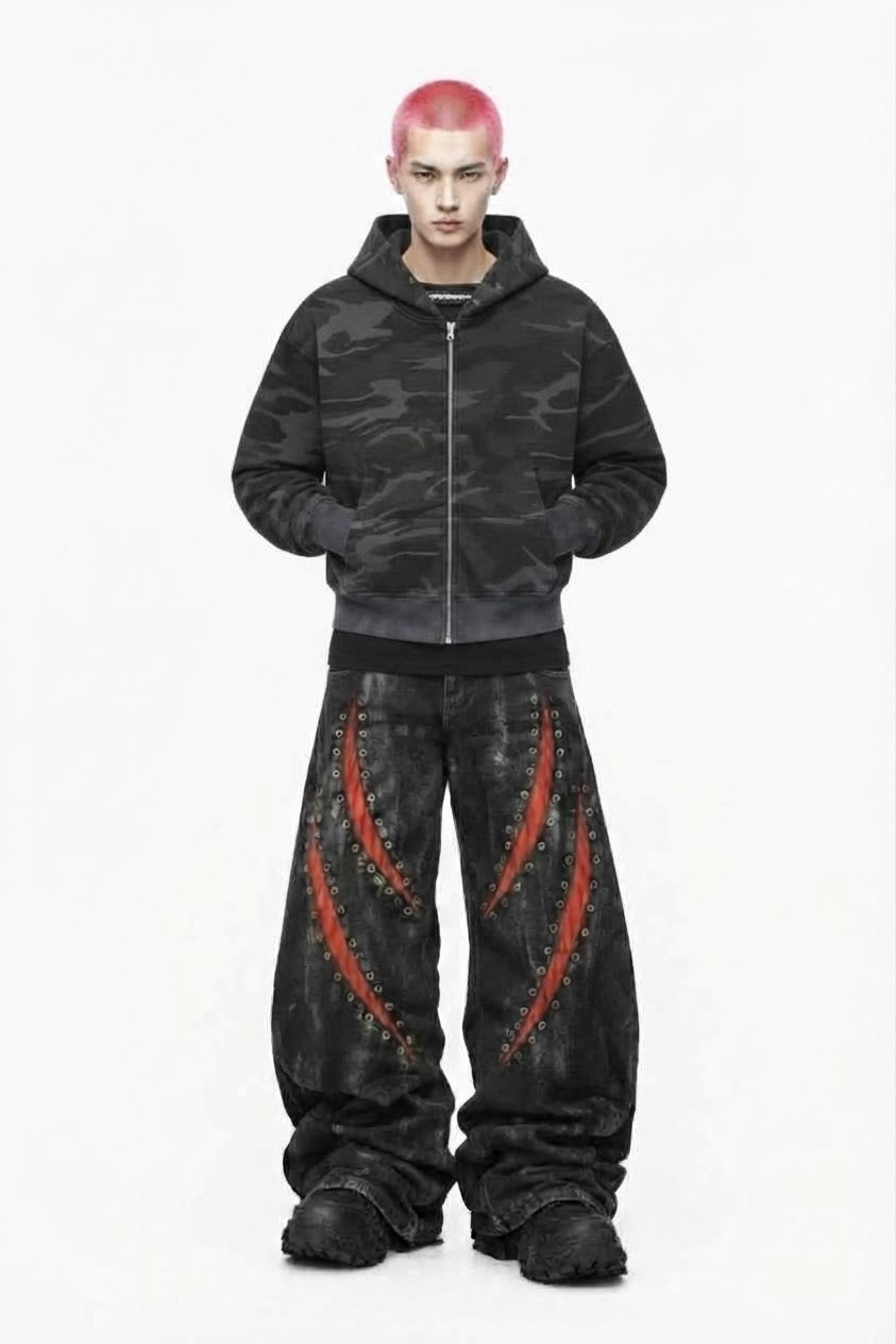 Shadow Camo Zip Hoodie