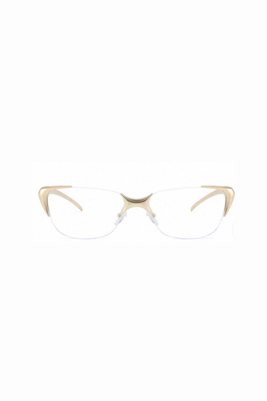 Aurex Gold Rimless Glasses