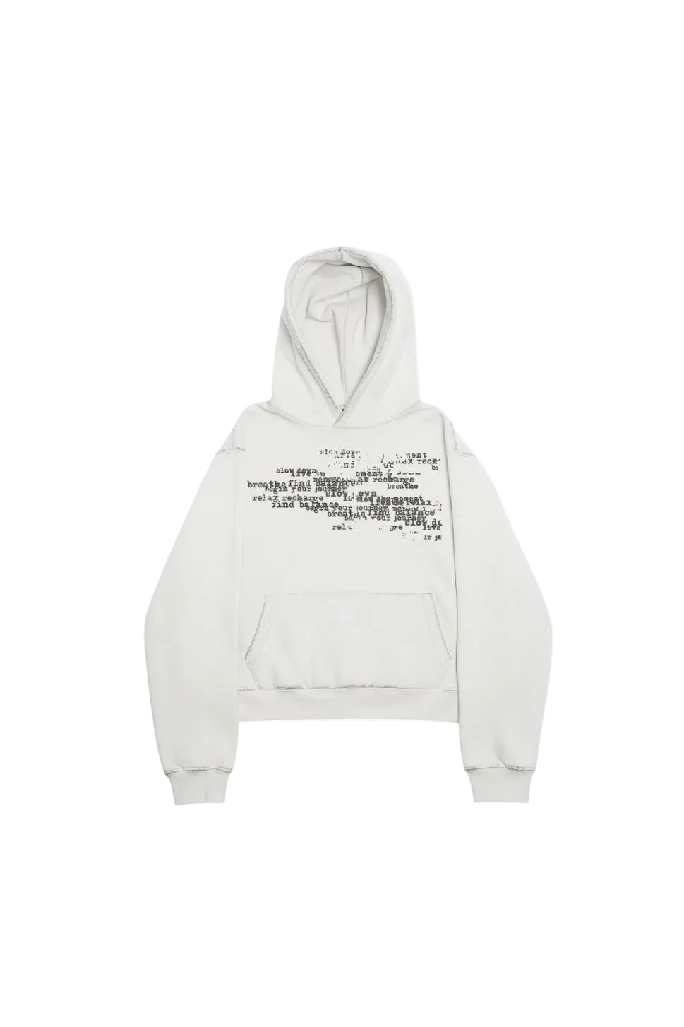 Recharge Hoodie – White