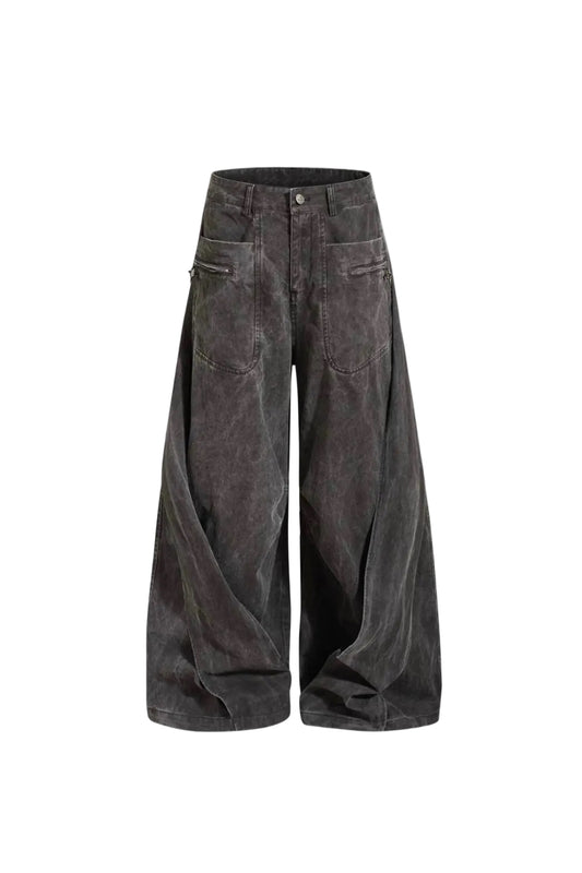 Ashen Curve Baggy Denim