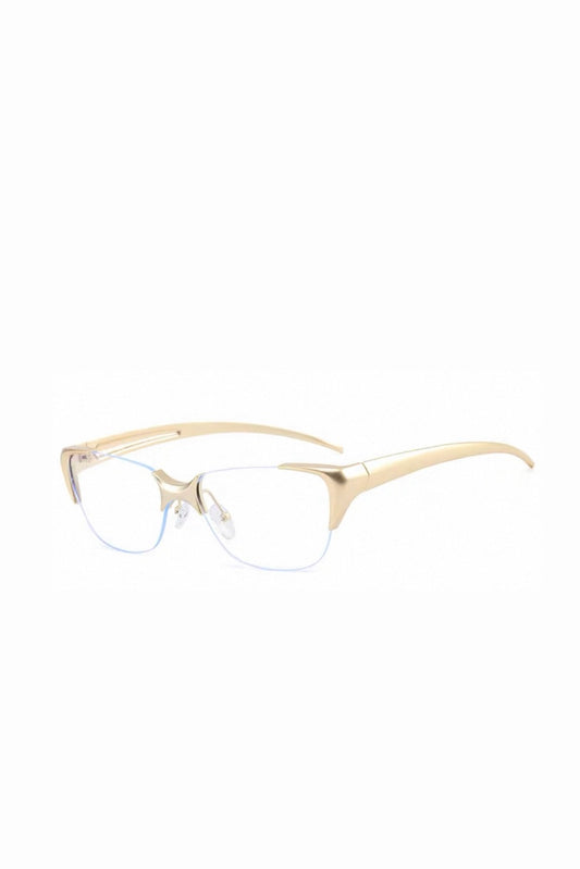 Aurex Gold Rimless Glasses