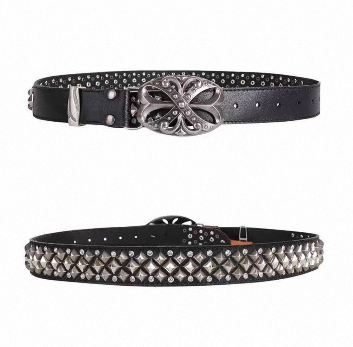 Oval Studded Belt