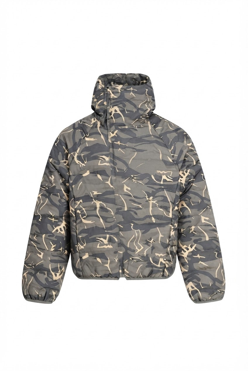 Faded Camo Down Jacket