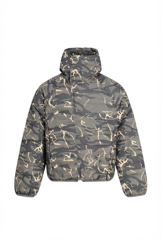 Faded Camo Down Jacket