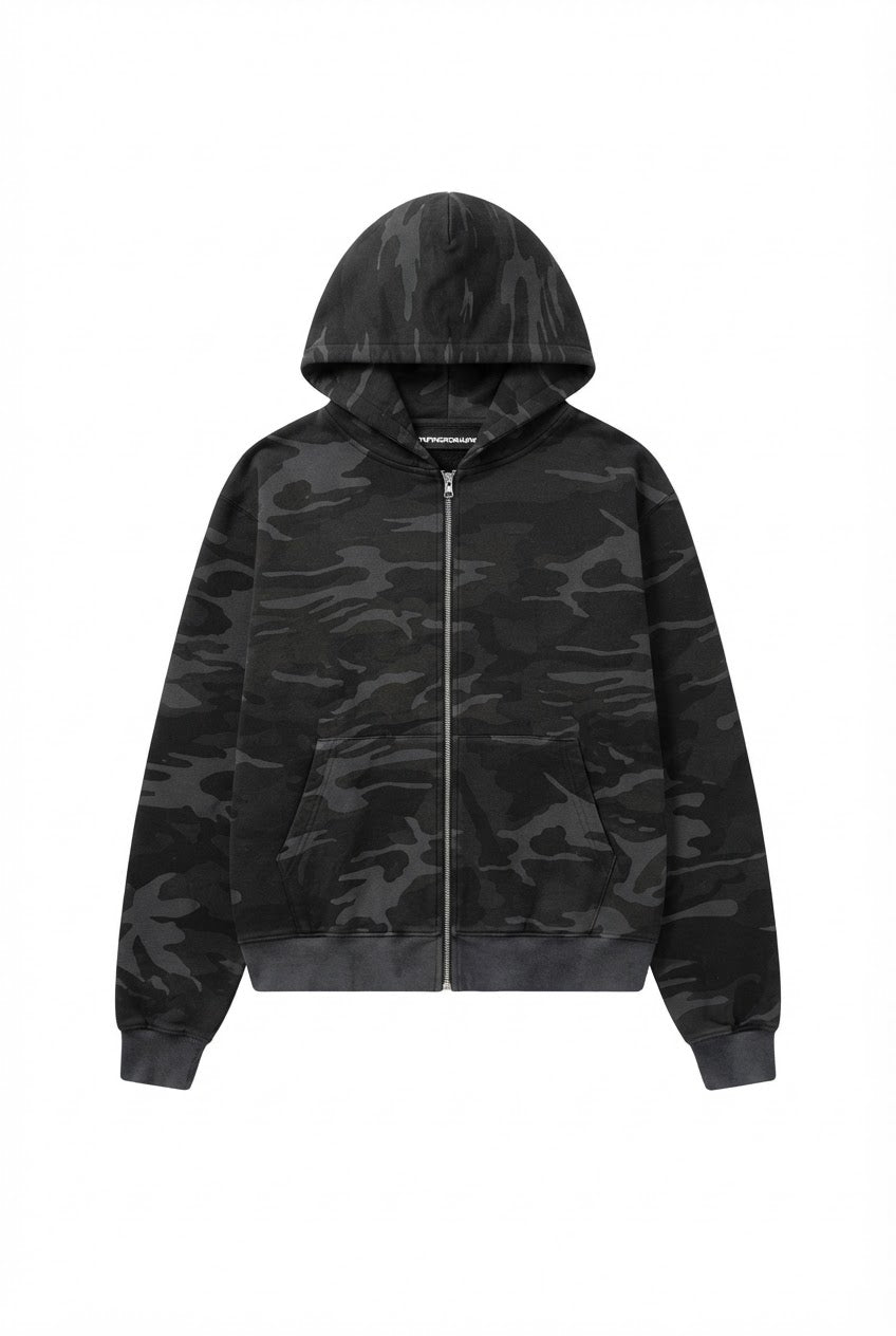 Shadow Camo Zip Hoodie