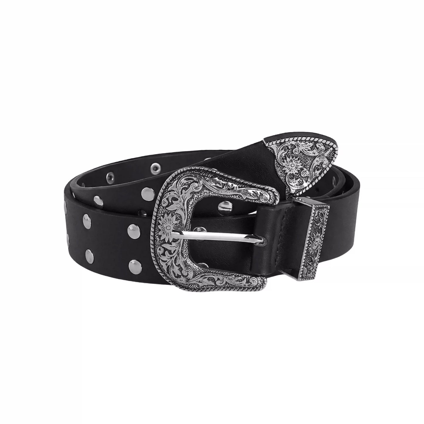 Engraved Buckle Belt